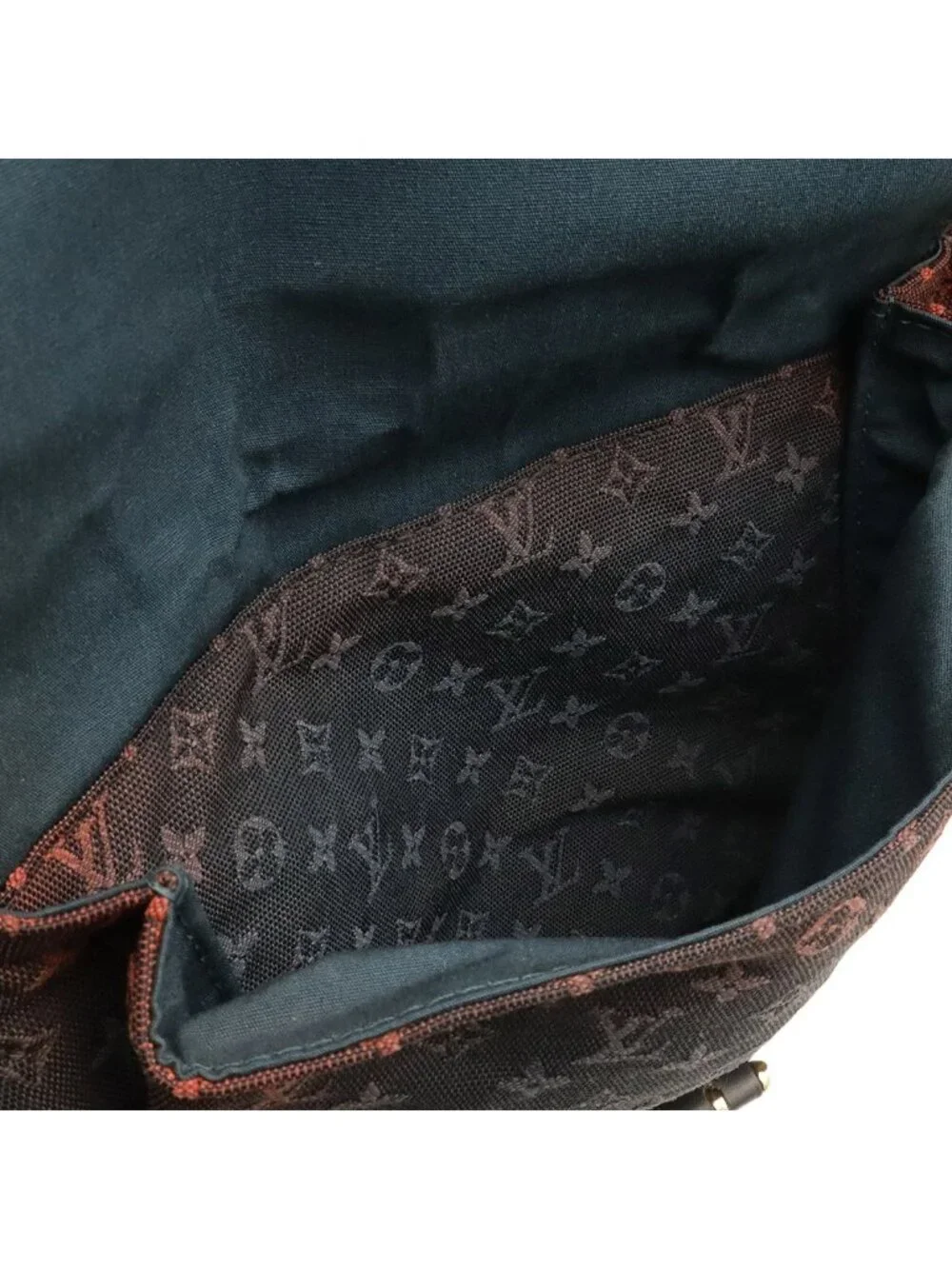Louis Vuitton Monogram Mini Louise Boston Bag Canvas Blue